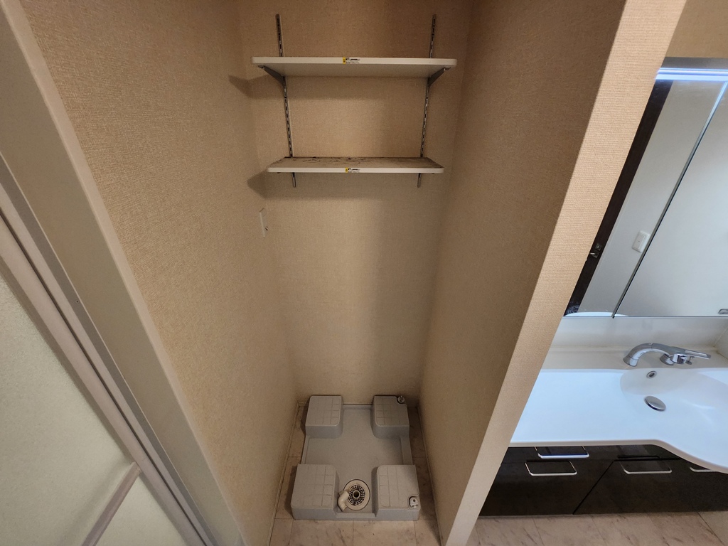 D-room sunriseの室内洗濯機置き場