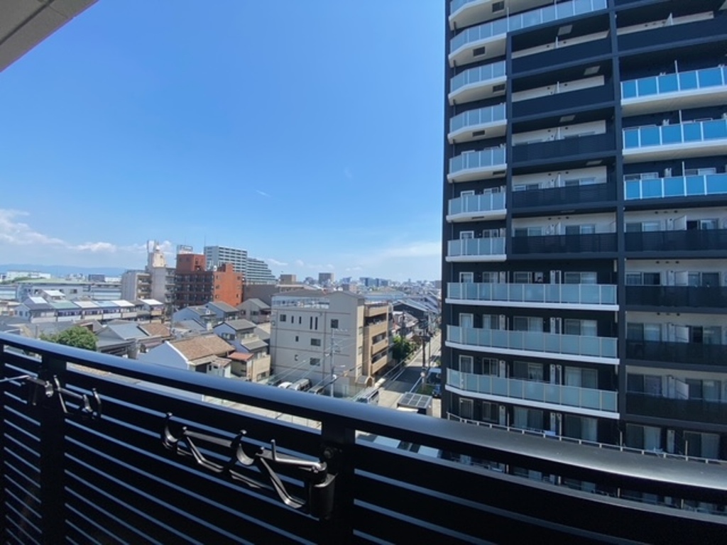 大阪府大阪市西淀川区歌島1丁目,プレサンス塚本ミッドマーク509号室のベランダからの景色