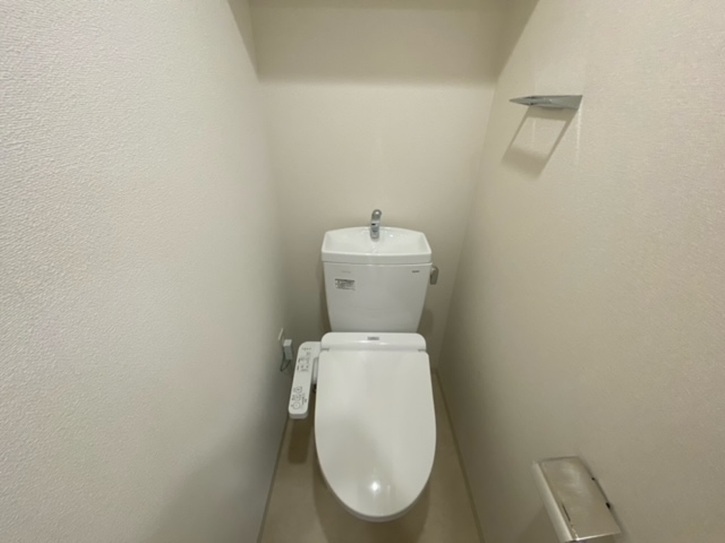 大阪府大阪市西淀川区歌島1丁目,プレサンス塚本ミッドマーク509号室のウォシュレット便座付きトイレ